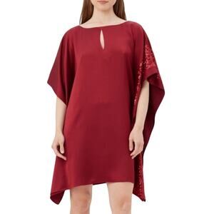 Trina Turk $278 RENNA Red Caftan Sequin DRESS Size XS